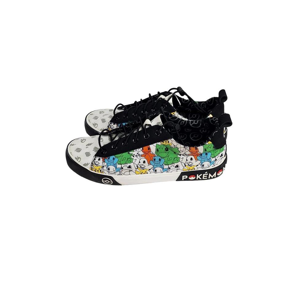 Pokemon Men's size 9 Canvas Low Sneakers‎ Shoes Low Top By Ground UP